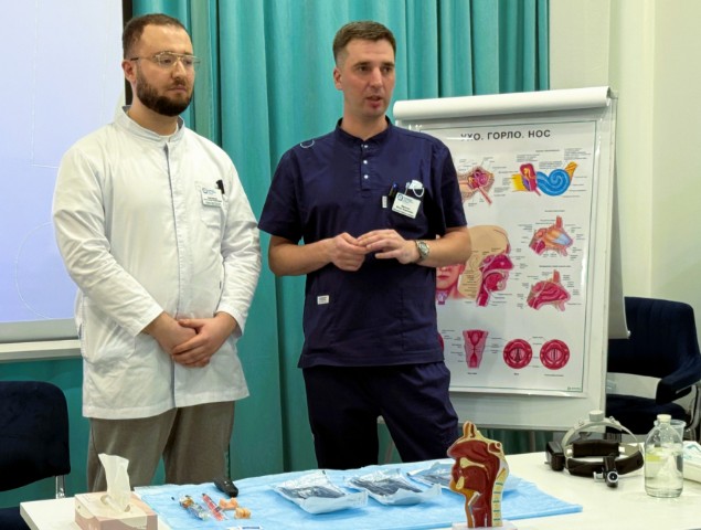«Нос или зуб?»: в «Здоровой системе» прошел совместный мастер-класс стоматолога и ЛОРа